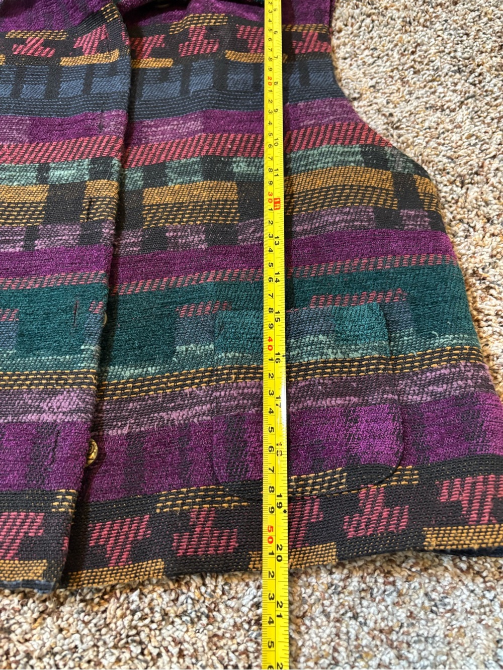 278. Vintage Eagle River Traders Western Boho Skirt & Vest set, size 8 - Picture 8 of 11